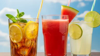 نوشیدنی‌های خنک تابستانی: طراوت در یک لیوان!