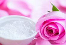 جوش شیرین و گلاب برای پوست