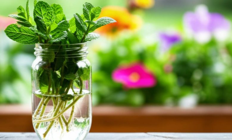 روش کاشت نعناع در آب