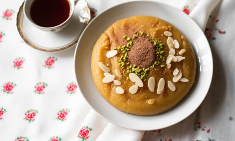 طرز تهیه حلوا برای 4 نفر