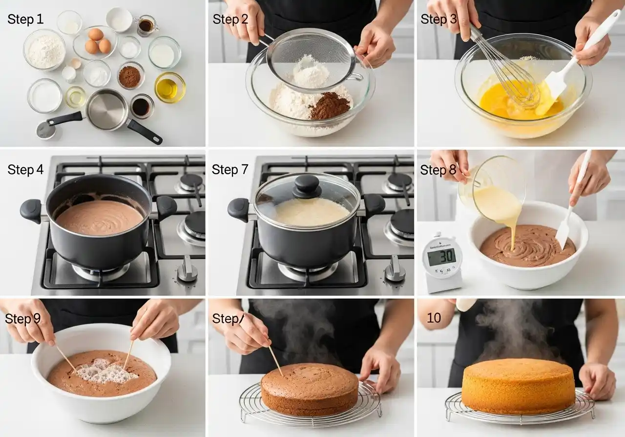 طرز تهیه کیک ساده بدون فر: راهنمای جامع پخت کیک خوشمزه و پفکی در خانه