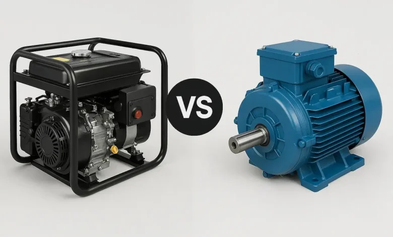 تفاوت‌های دیزل ژنراتور و موتور برق: راهنمای انتخاب منبع تغذیه مطمئن