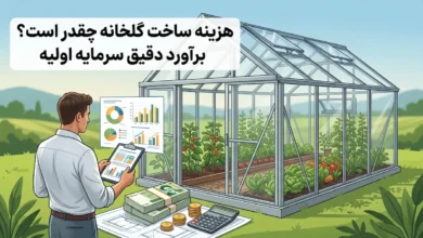 هزینه ساخت گلخانه و برآورد سرمایه اولیه