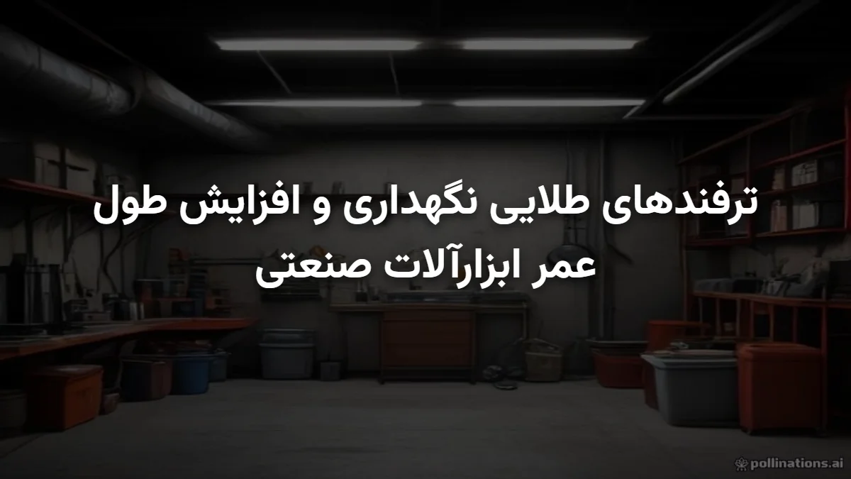 نگهداری و افزایش طول عمر ابزارآلات صنعتی