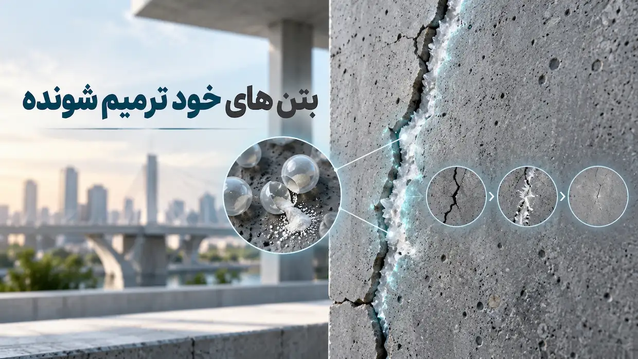 بتن های خود ترمیم شونده