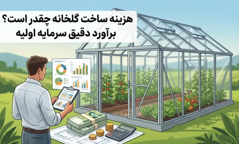 هزینه ساخت گلخانه چقدر است؟ برآورد دقیق سرمایه اولیه